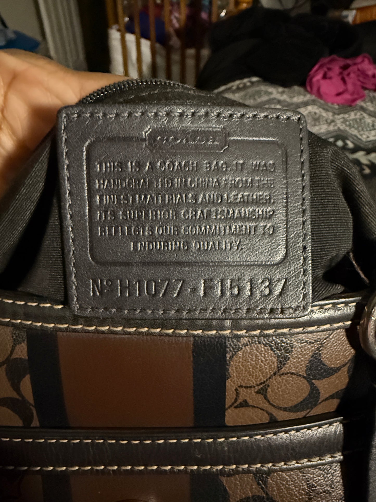 Coach Chelsea Heritage Tote