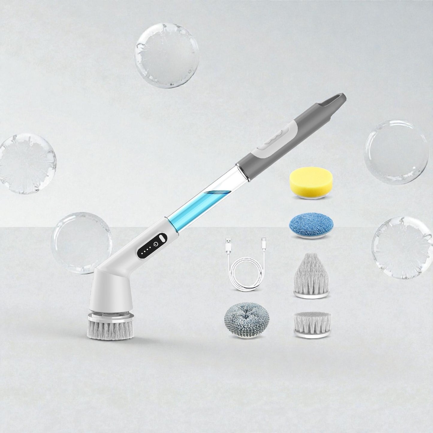 Cordless Electric Cleaning Brush – 2-Speed Waterproof Scrubber | Modern Goods Living