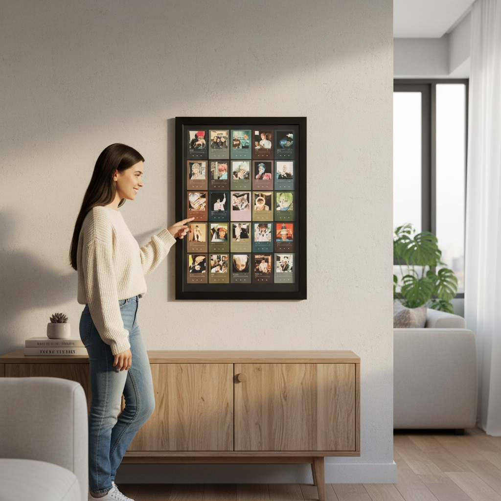 NFC Music Photo Frame – Bluetooth Speaker Frame with Custom Photo & Song, Rechargeable