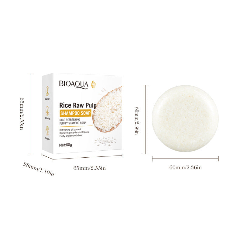 Rice Shampoo Bar – Gentle Cleansing & Natural Shine