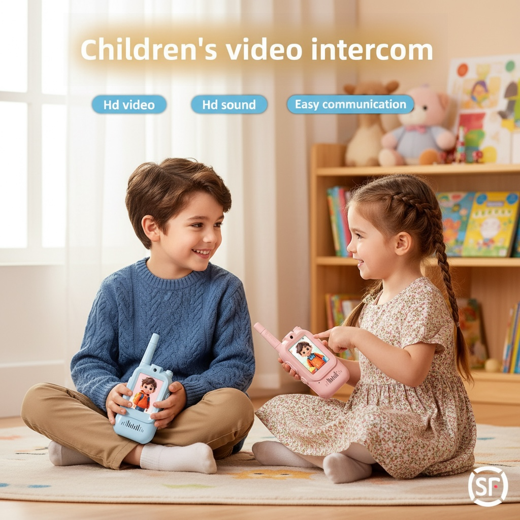 Kids Video Walkie Talkies – USB Rechargeable, Ages 4–6