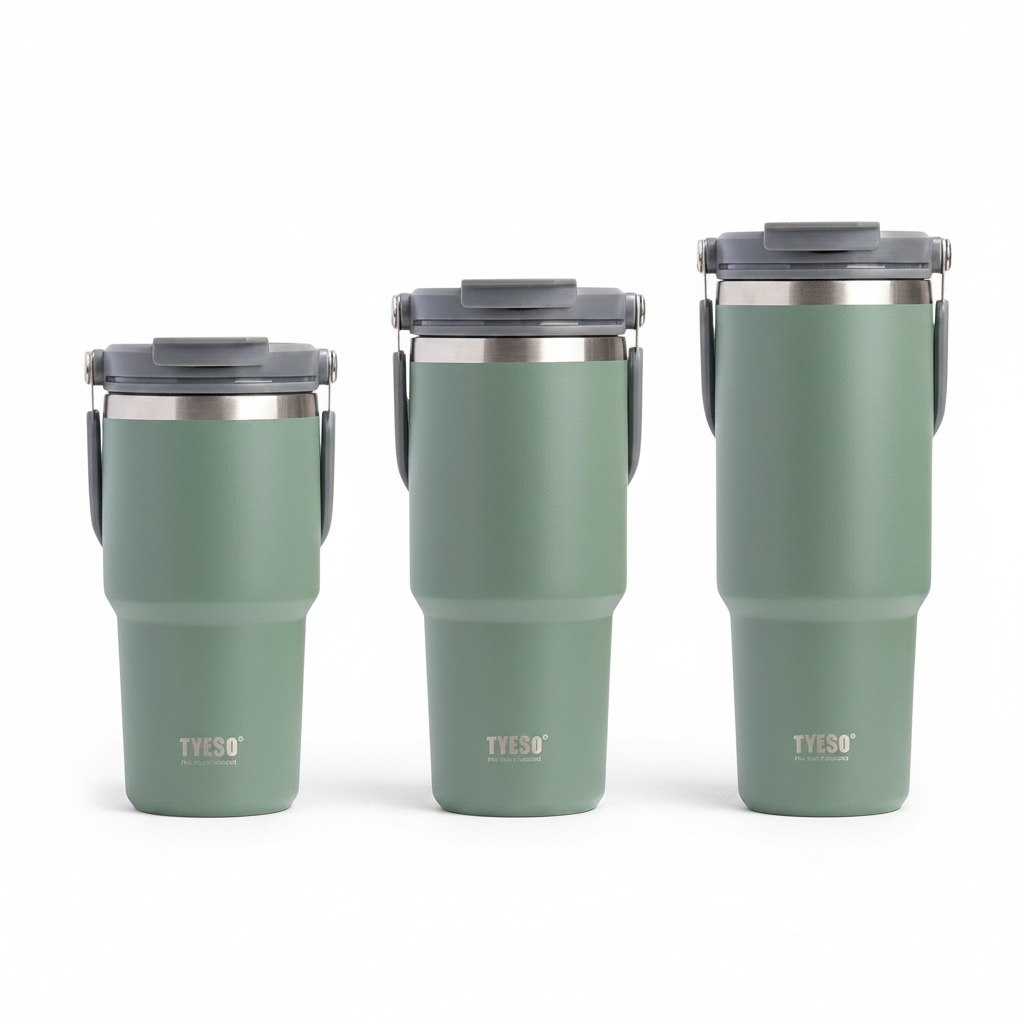 Stainless Steel Insulated Tumbler with Straw | 600ml & 1200ml Leak-Proof Travel Cup