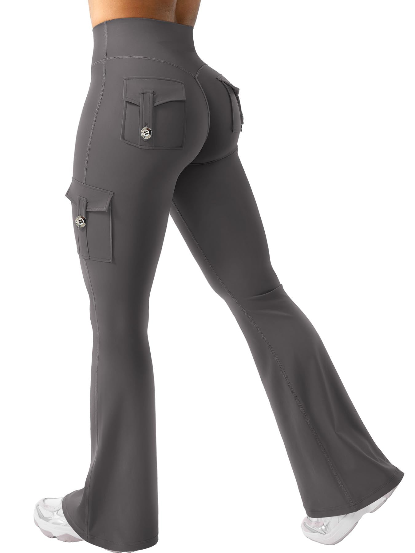 High-Waisted Sports Leggings with Pockets