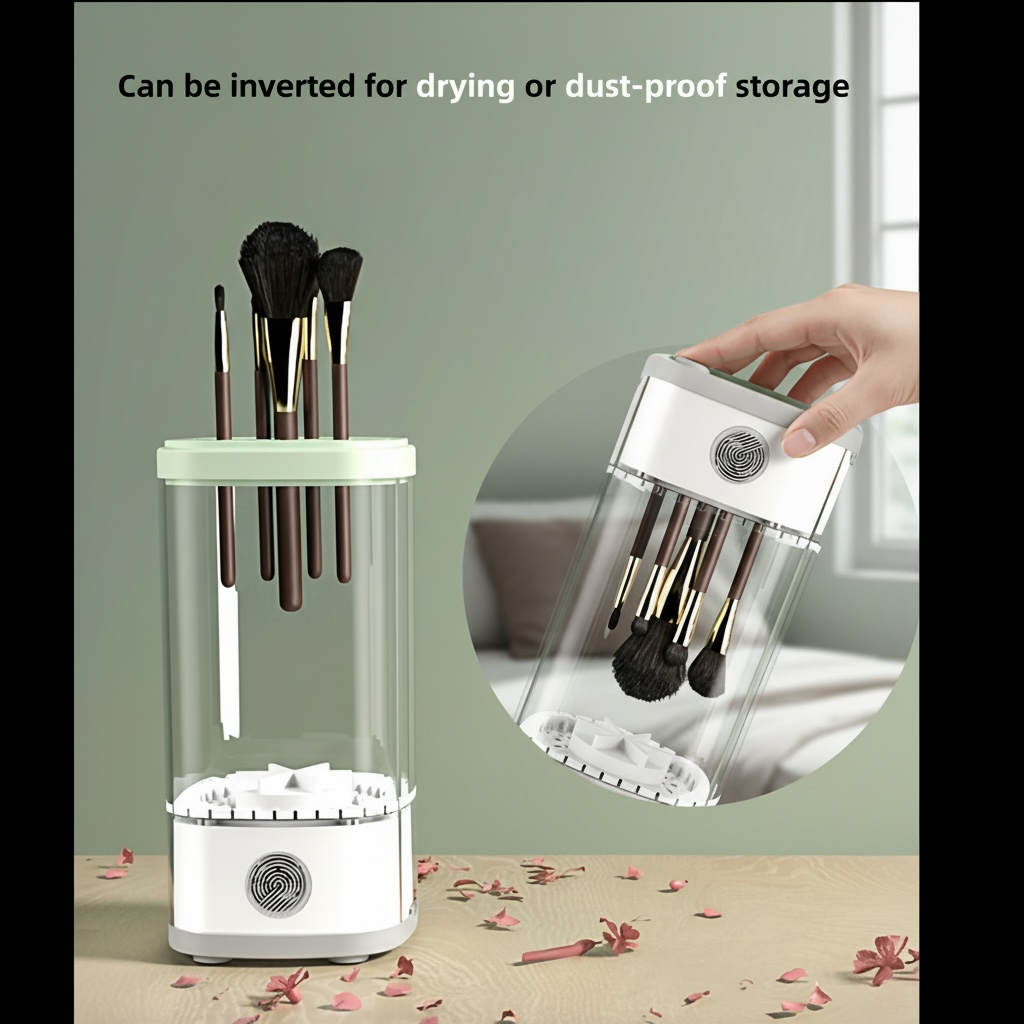 Makeup Brush Cleaner – Deep Clean & Dry Brushes in Seconds