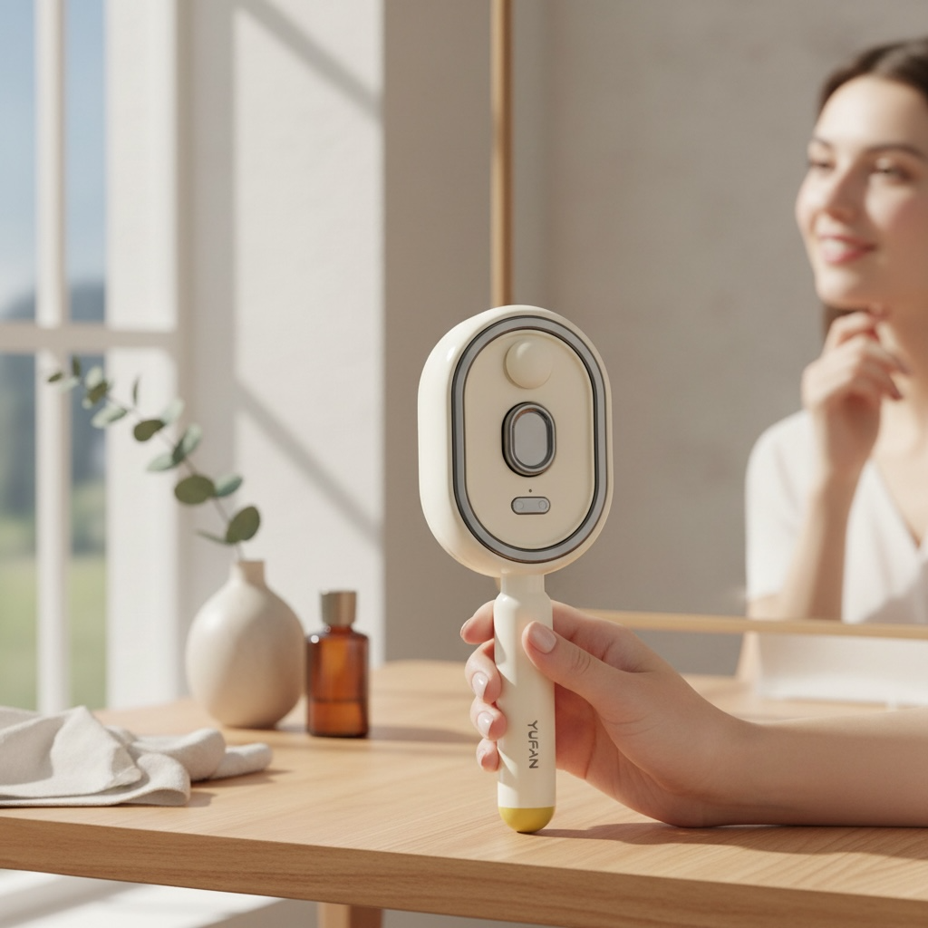 Electric Mist Massage Comb – Portable Hair Care & Scalp Relaxation