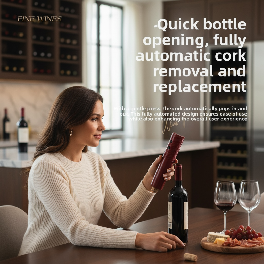 Automatic Electric Wine Bottle Opener