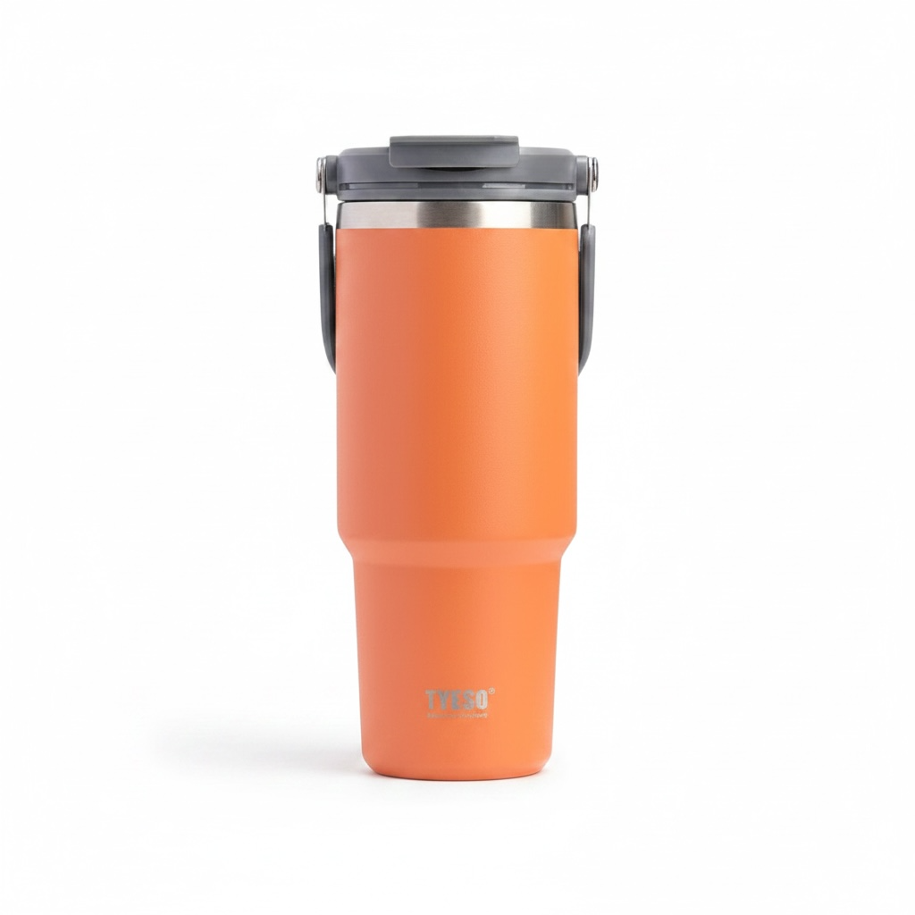 Stainless Steel Insulated Tumbler with Straw | 600ml & 1200ml Leak-Proof Travel Cup