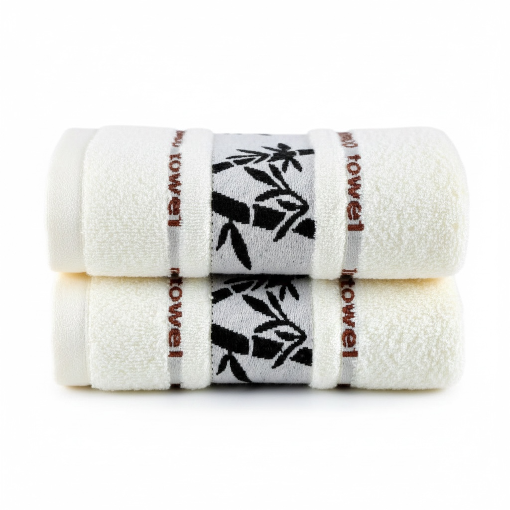 Bamboo Fiber Towel – Soft Absorbent Bamboo-Cotton Blend Hand & Face Towel