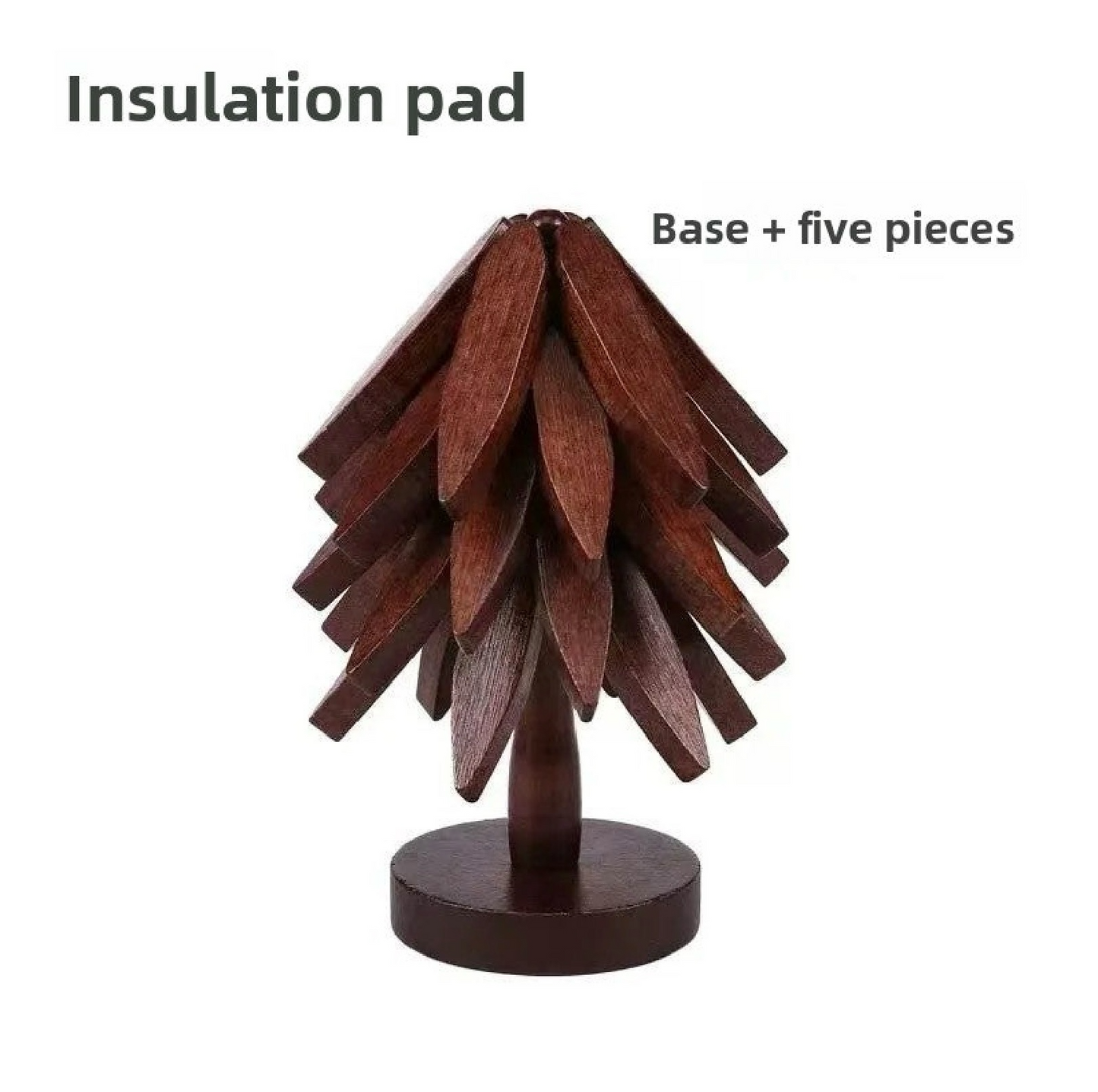 Wooden Tree Coaster Set