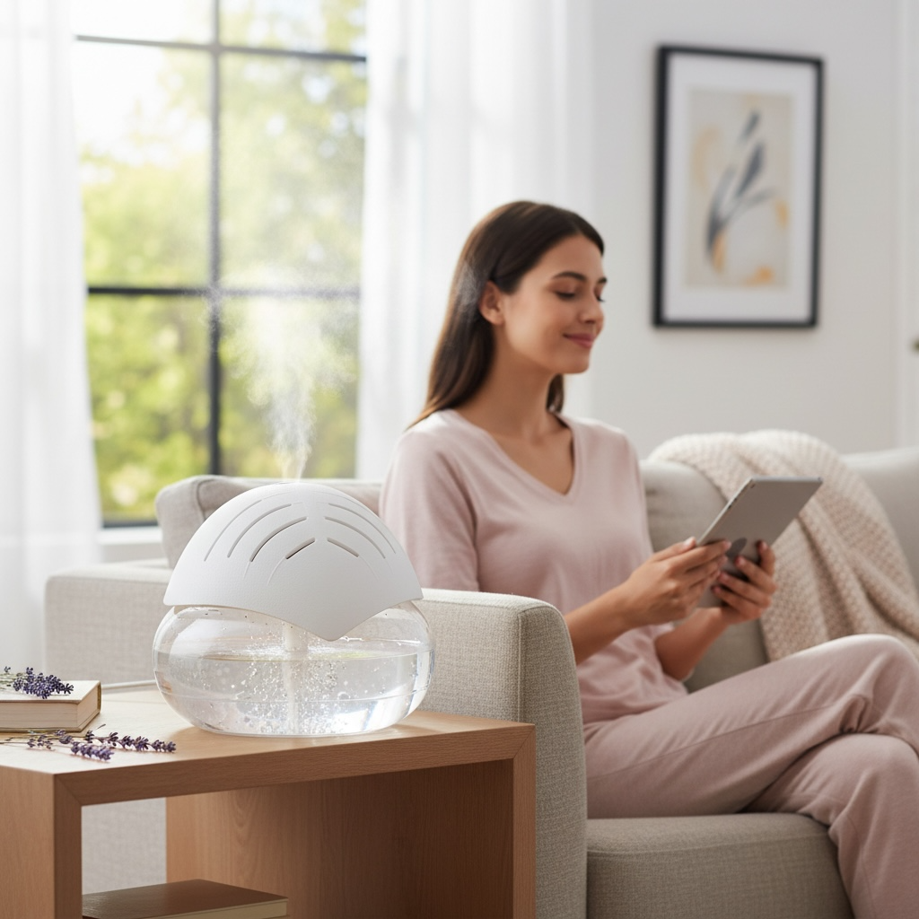 Modern Leaf Ultrasonic Humidifier & Essential Oil Diffuser