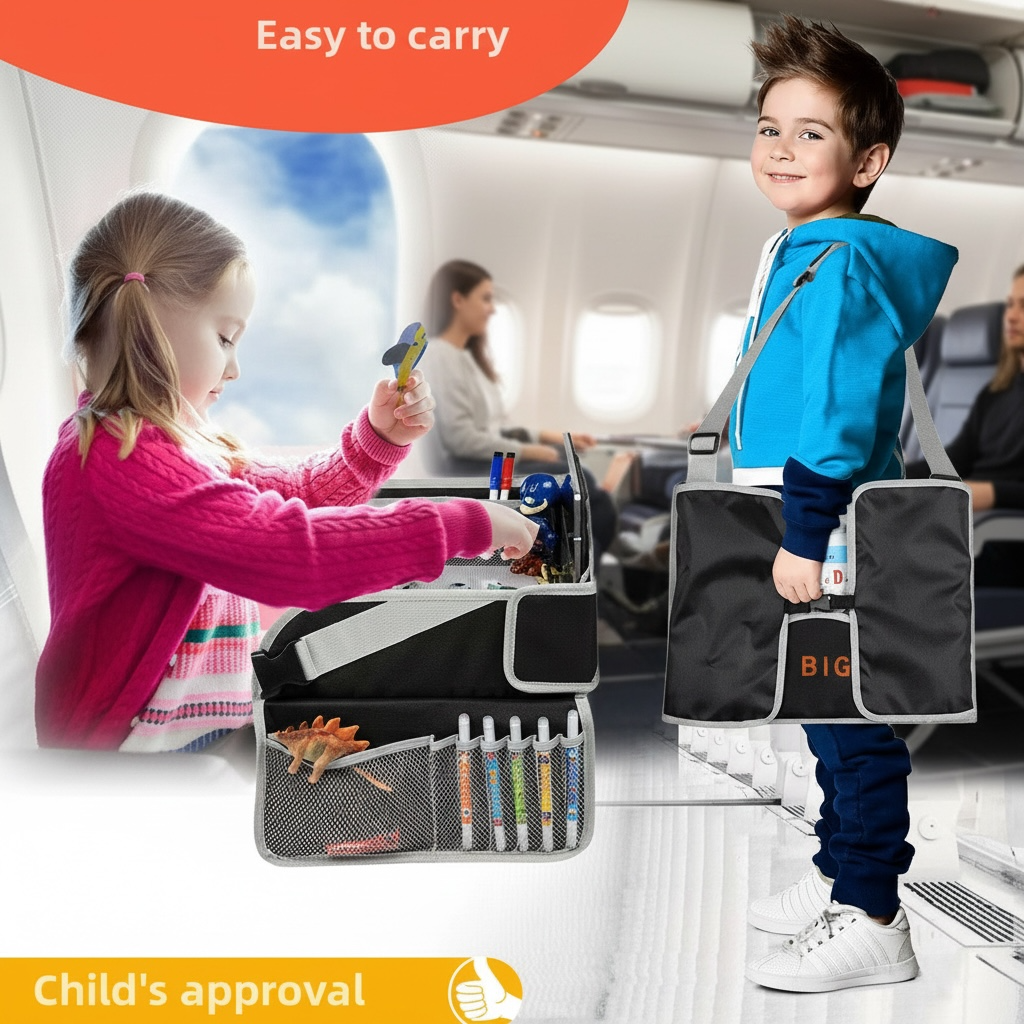 360° Rotating Kids Car Travel Tray & Seat Organizer | Modern Goods Living