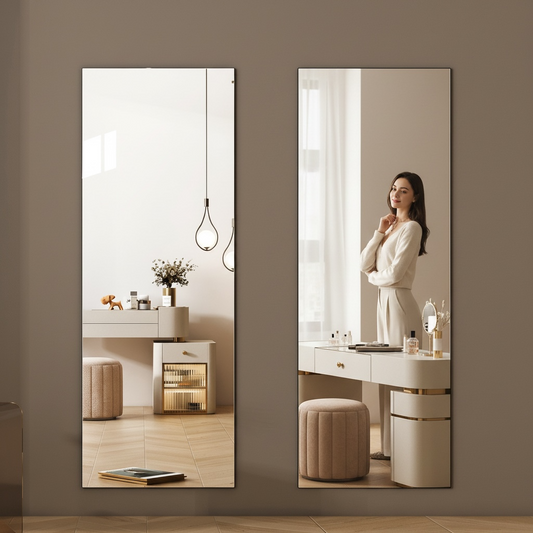 Self-Adhesive Acrylic Wall Mirror – No-Drill, HD Reflection