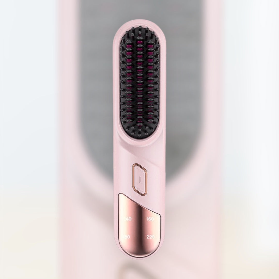 Ceramic Hair Straightening Comb with LCD Display