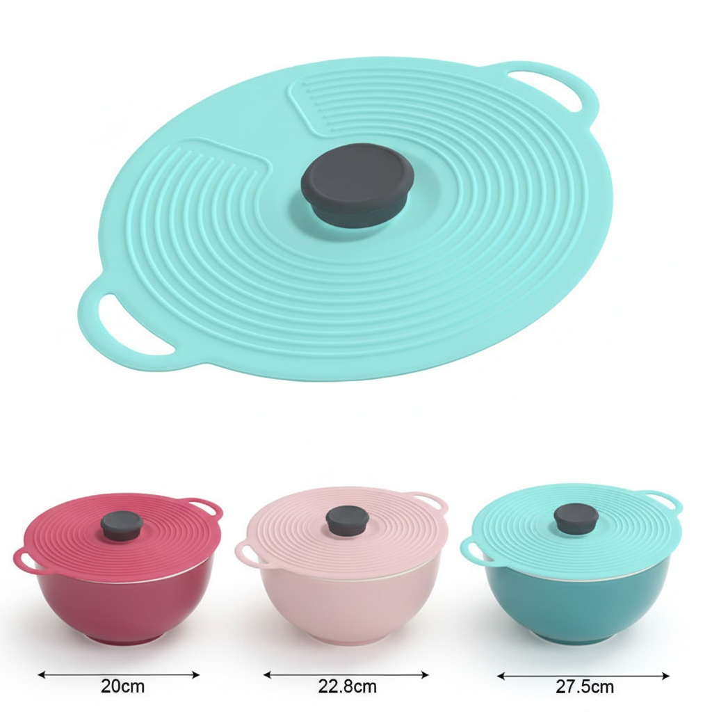 Reusable Silicone Stretch Lids – Airtight Food Covers, Great Value