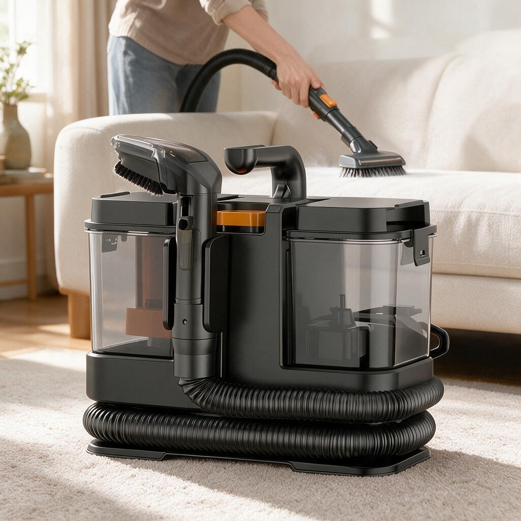 500W Portable Carpet & Upholstery Cleaner | 3-in-1 Spot Vacuum