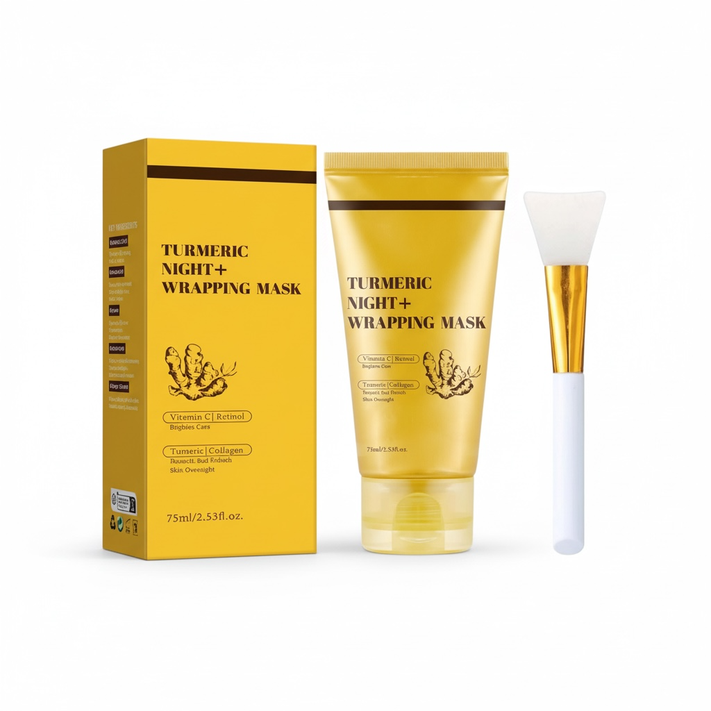 Turmeric Collagen Night Mask with Applicator Brush