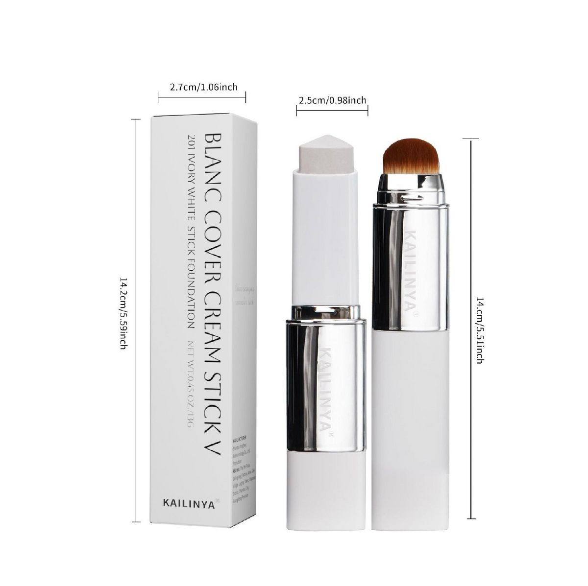 2-in-1 Color Changing Foundation Stick | Hydrating Concealer
