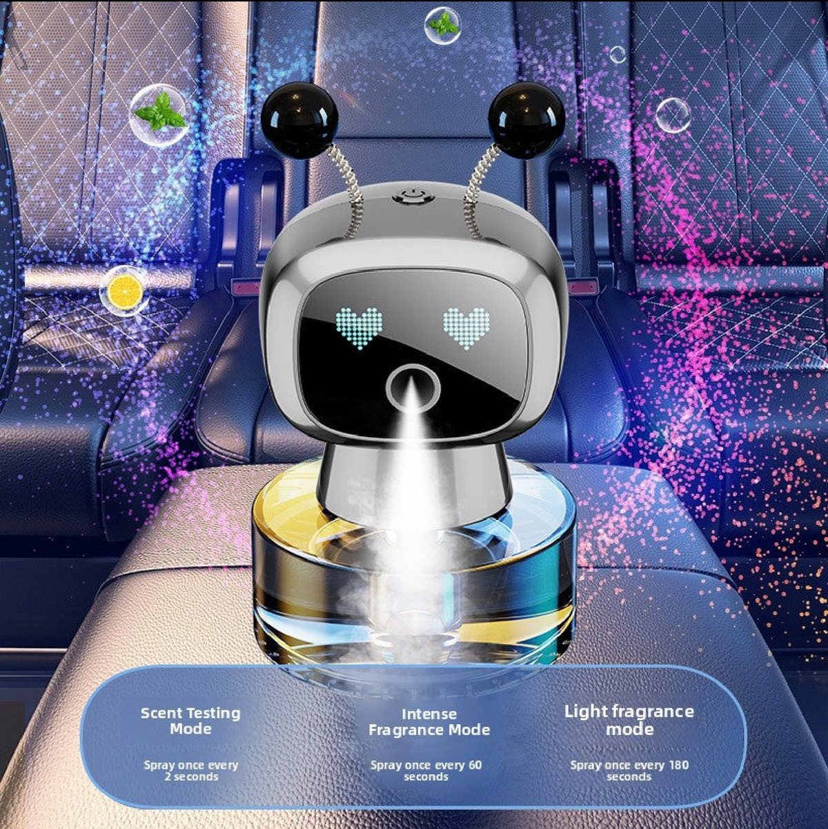 Smart Robot Car Diffuser & Air Purifier
