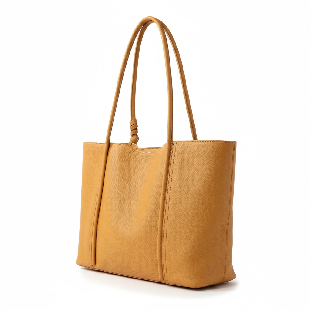 Premium Togo Leather Tote Bag – Large Capacity Shoulder Bag for Women, Soft Cowhide Handbag