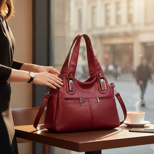 Vintage Style Leather Handbag