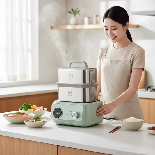 Electric Steamer & Hot Pot 15L– Large Capacity, 1200W