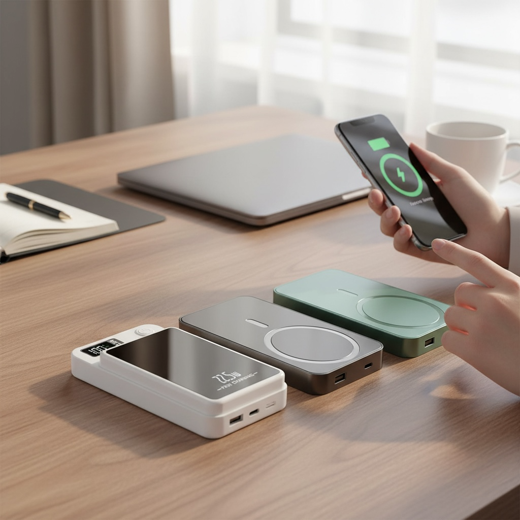 Magnetic Wireless Charging Battery