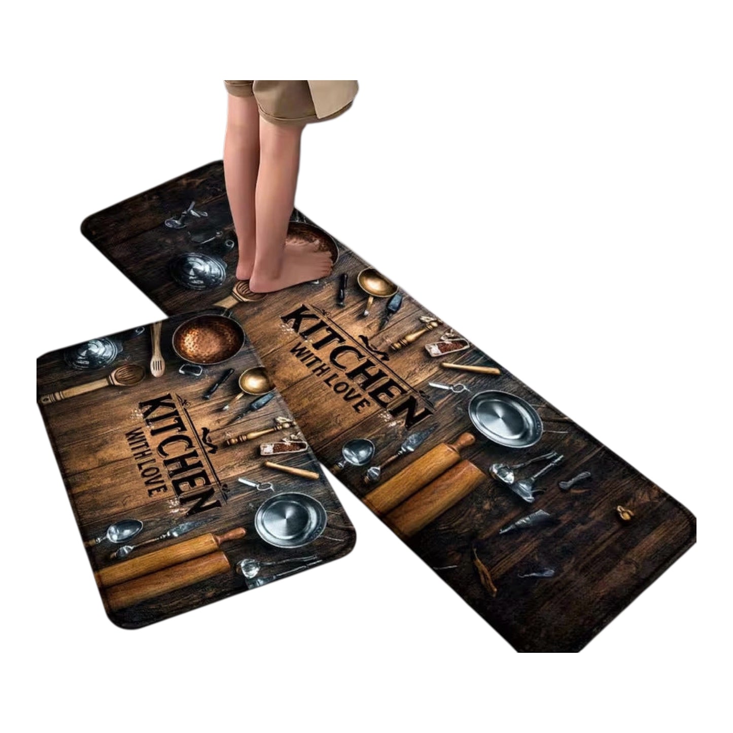 Floor Mat Set – Stain-Resistant Kitchen & Home Rugs | Modern Goods Living
