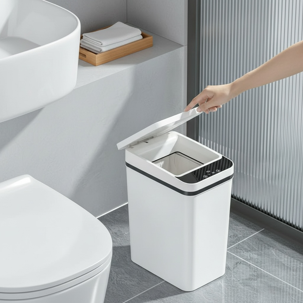 Smart Sensor Automatic Trash Can 9–12L – Touchless Bin