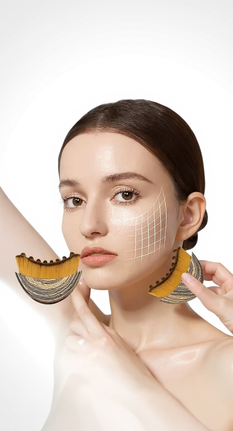 Face Massage Brush | Exfoliating Facial Brush for Glowing Skin | Modern Goods Living