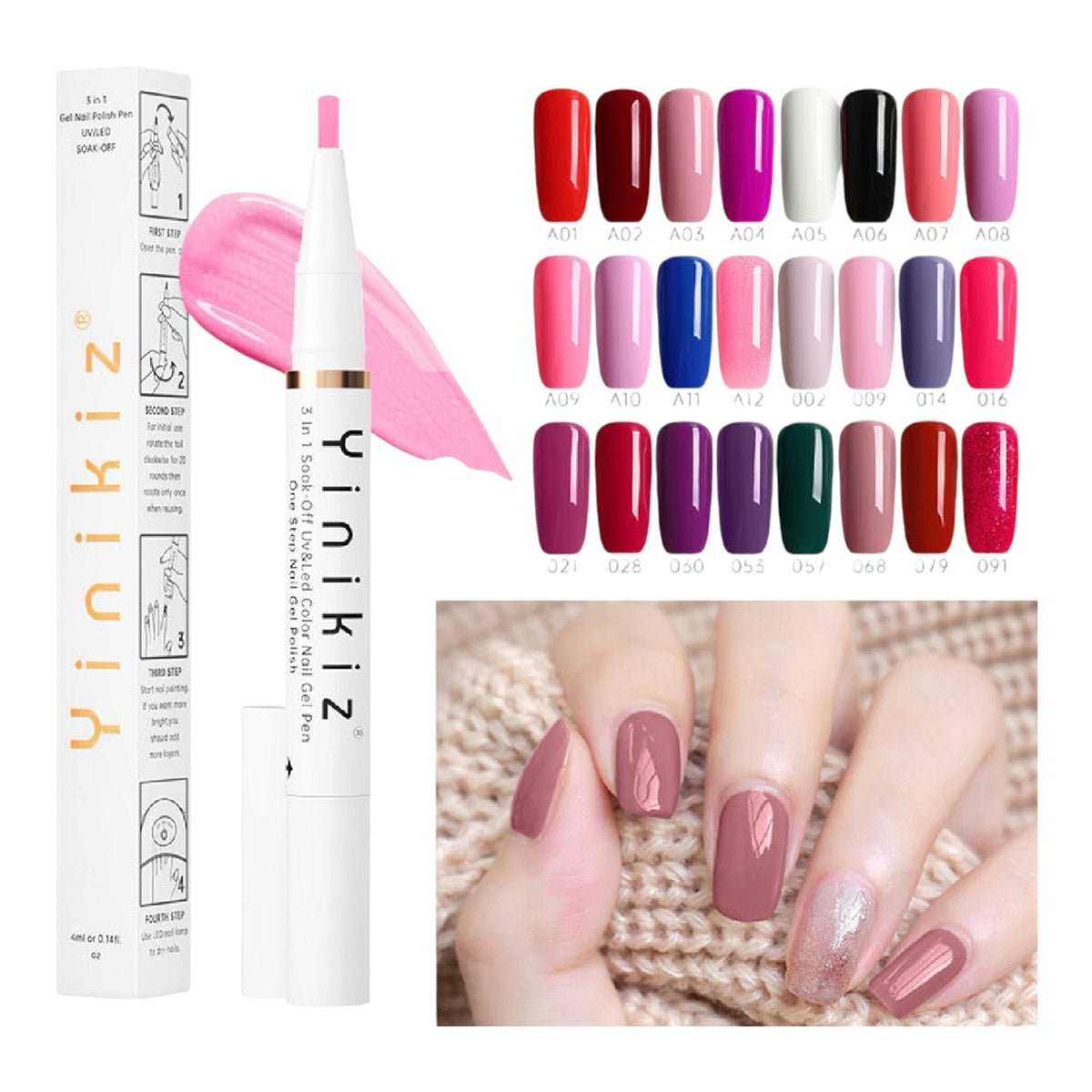 One-Step Gel Nail Polish Pen
