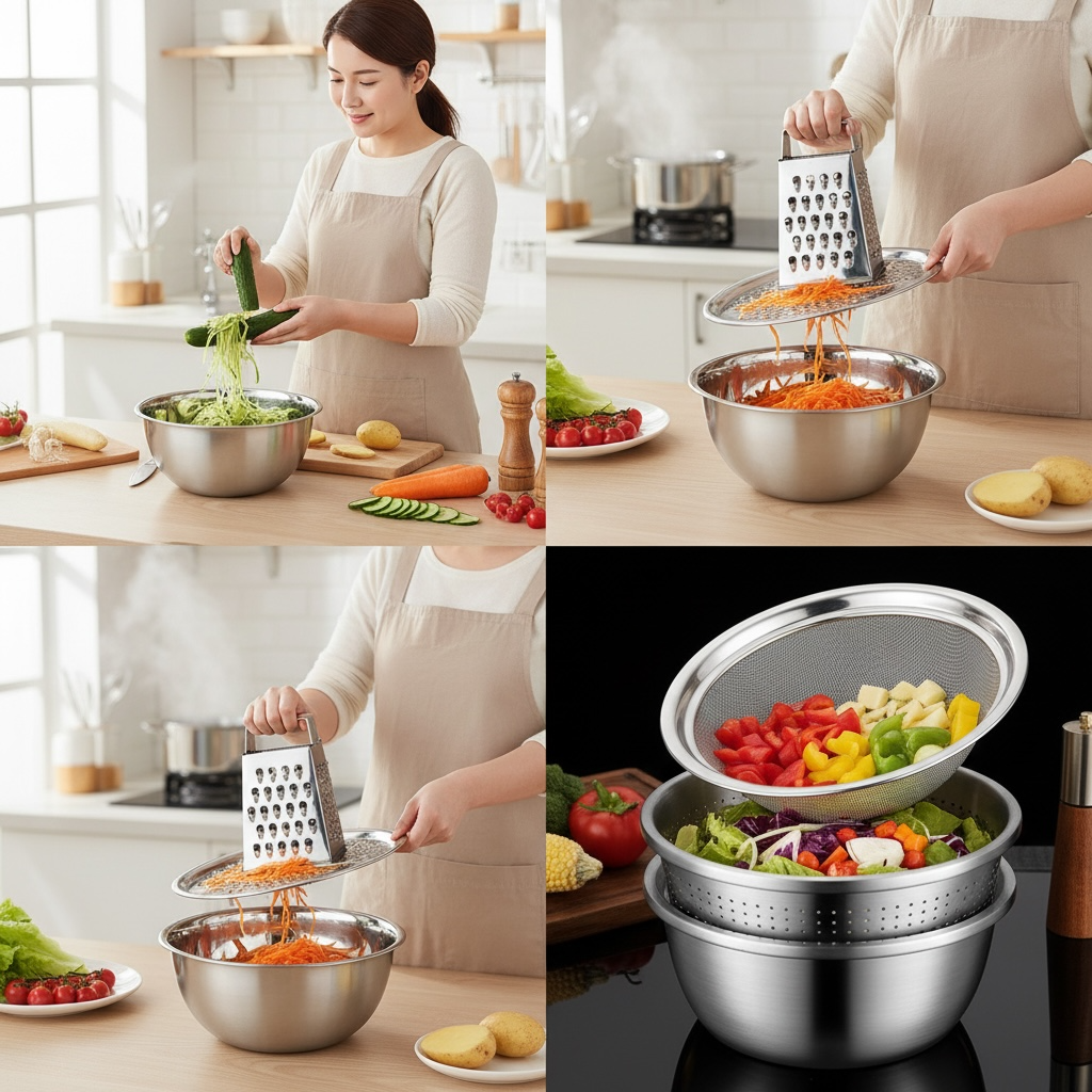 Grater & Strainer Basin – 26cm