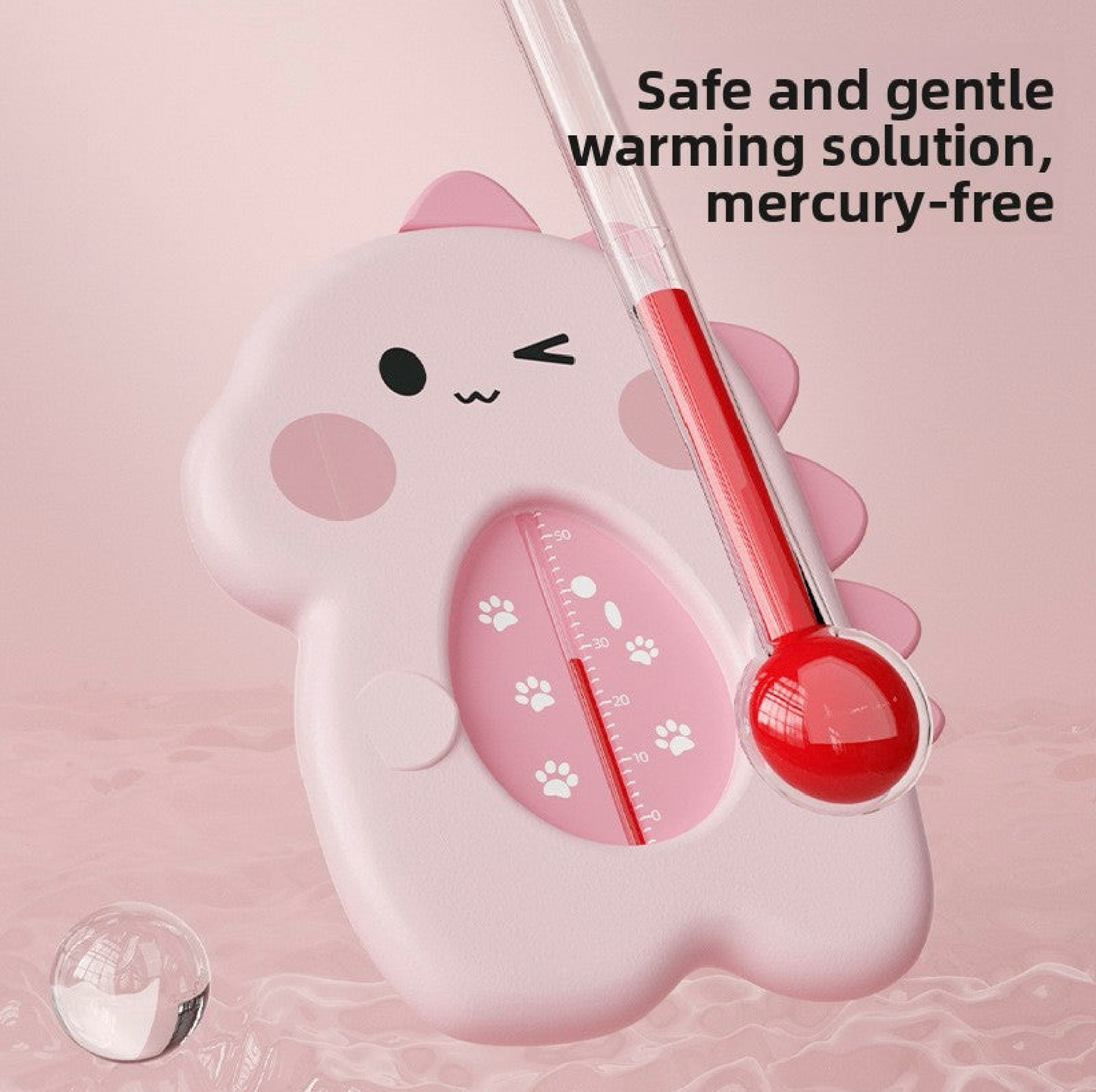 Baby Bath Thermometer Dinosaur | Safe Water Temperature Gauge for Infants