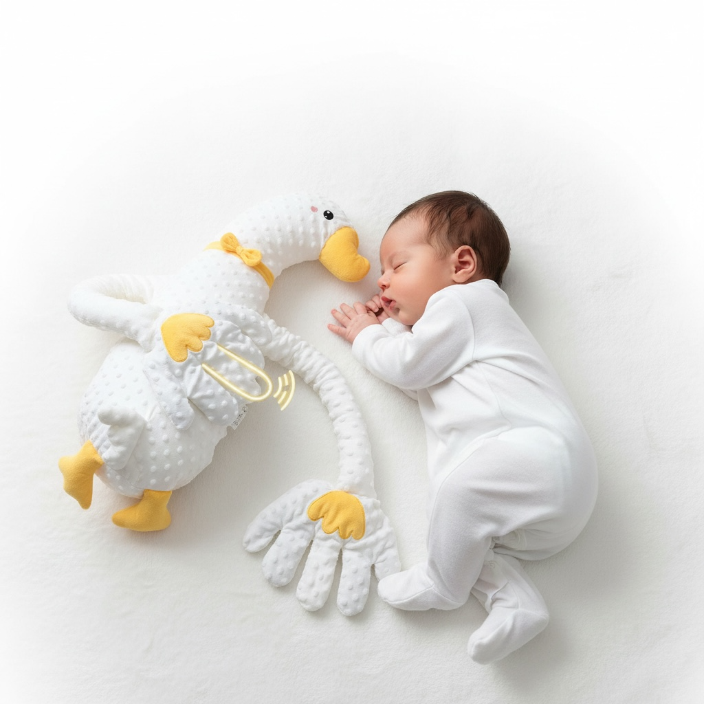 Baby Soothing Pillow with Warm Hug Design – Patting, Gentle Warmth & Hugging Arms