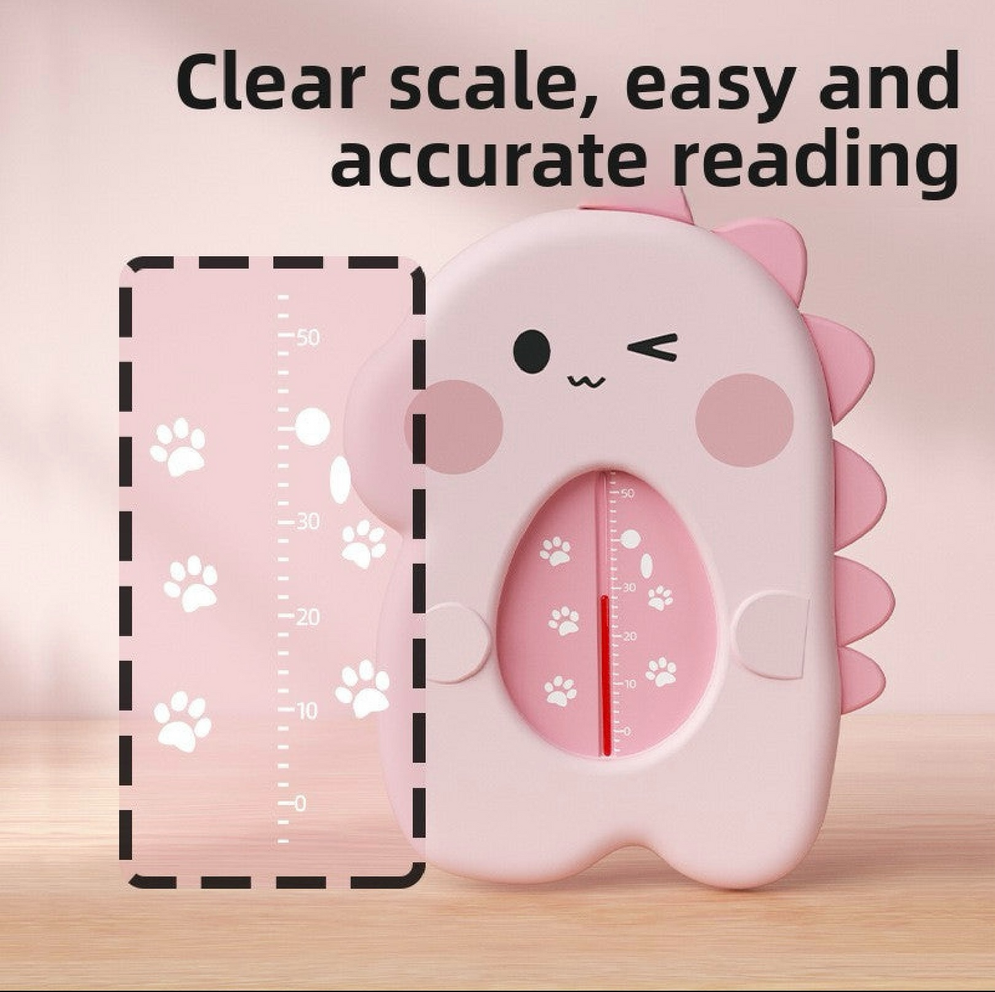 Baby Bath Thermometer Dinosaur | Safe Water Temperature Gauge for Infants