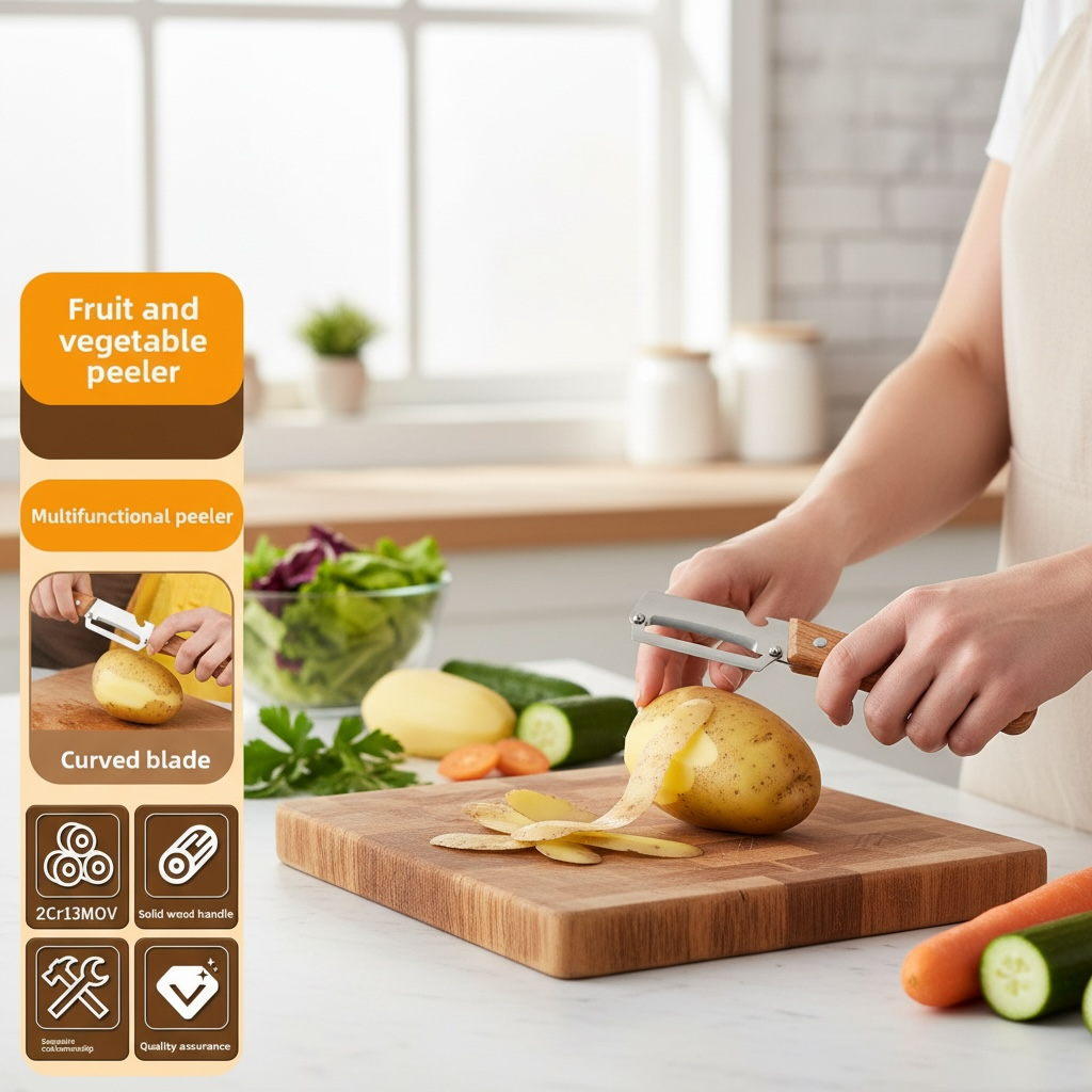 Vegetable Peeler Knife – Ergonomic, Multifunctional