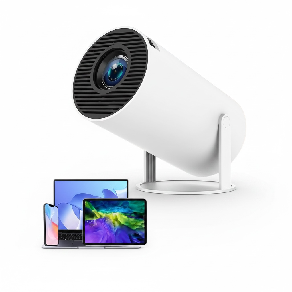 HD Home Projector 1280×800 – Portable, HDMI & Smart