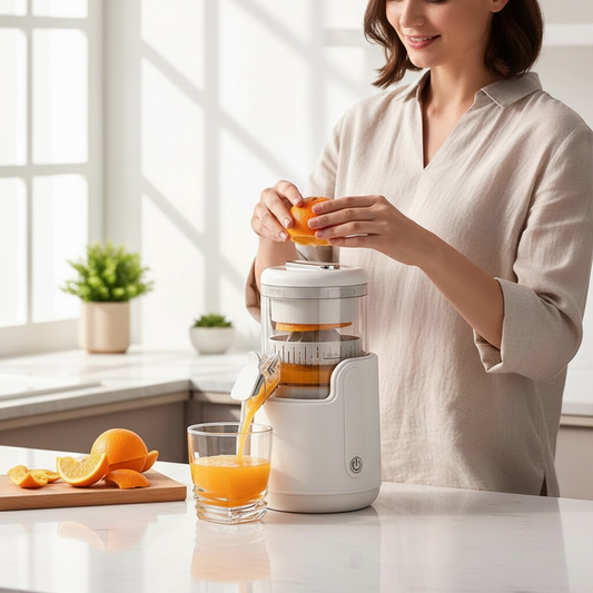 Automatic Electric Juicer 800W – Compact Pulp-Free Juicer