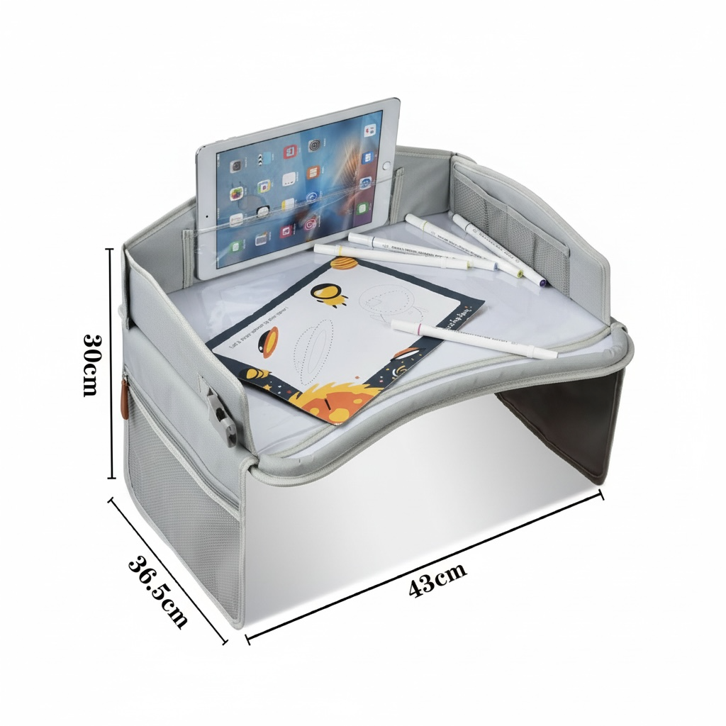 360° Rotating Kids Car Travel Tray & Seat Organizer | Modern Goods Living