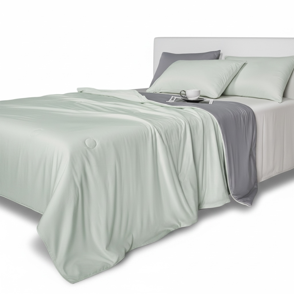 Cooling Fiber Quilt – Triple Cooling, Lightweight & Antibacterial