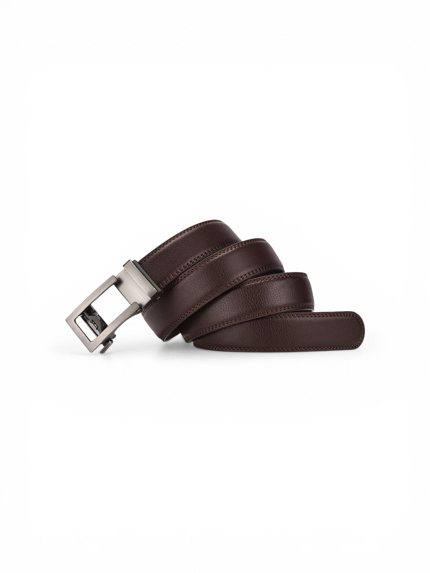 Unisex Automatic Buckle Leather Belt – Classic Business & Casual