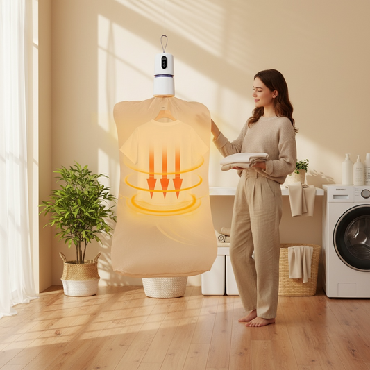 Portable Clothes Dryer | Quiet Mini Laundry Dryer