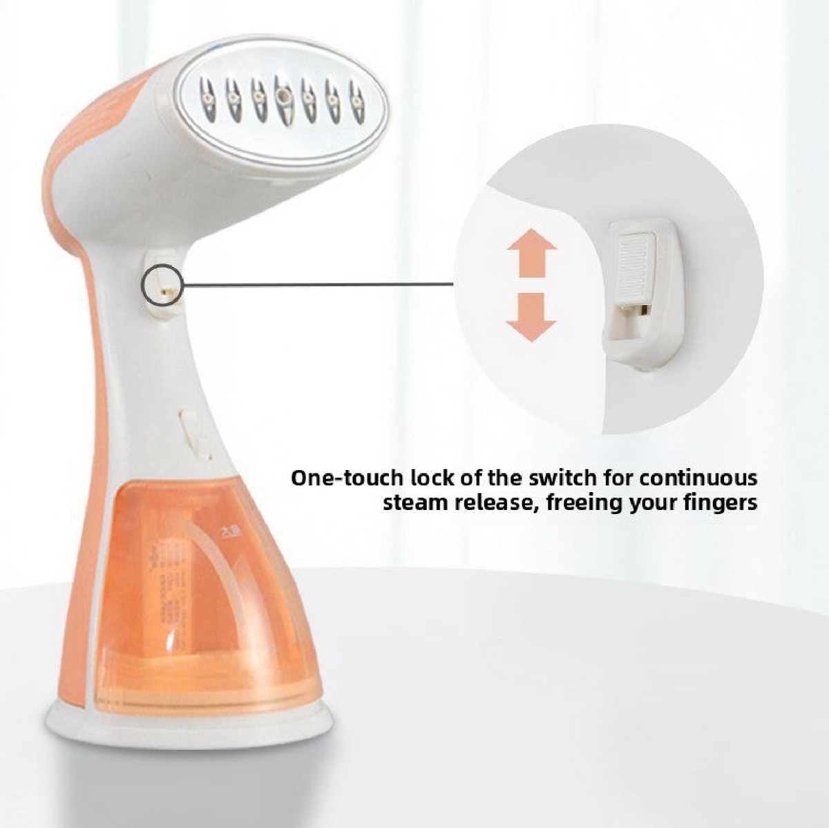 Portable 1500W Handheld Garment Steamer & Clothes De-Wrinkler