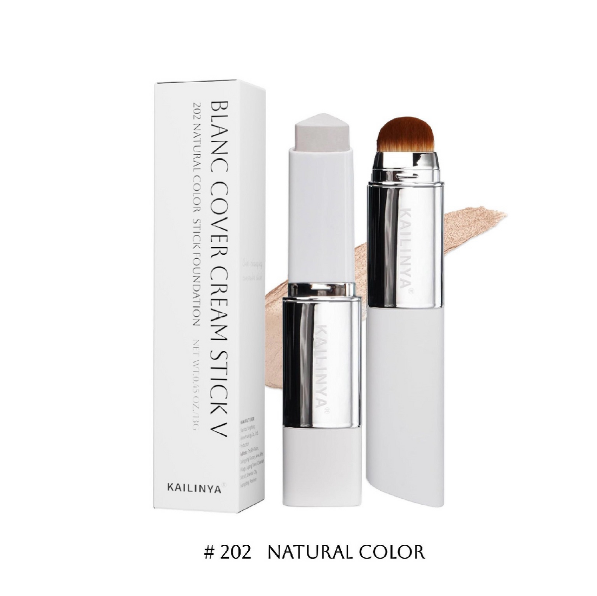 2-in-1 Color Changing Foundation Stick | Hydrating Concealer