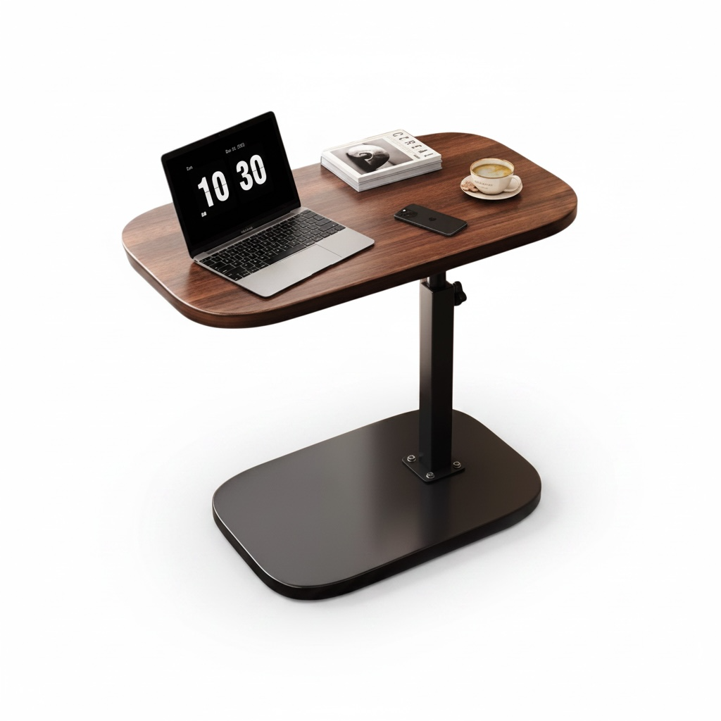 Multifunctional Height-Adjustable Bedside Table