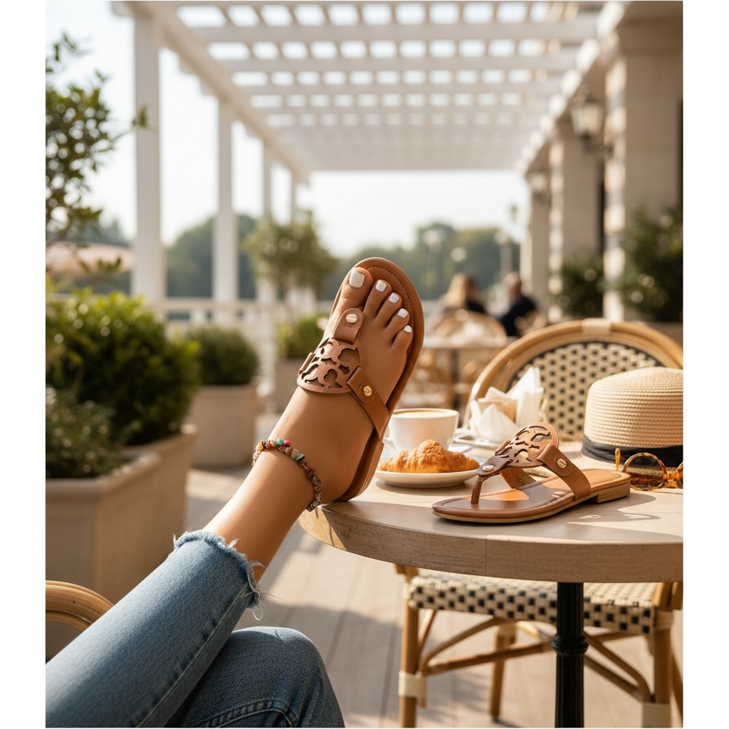 Fashion Herringbone Flat Sandals for Women