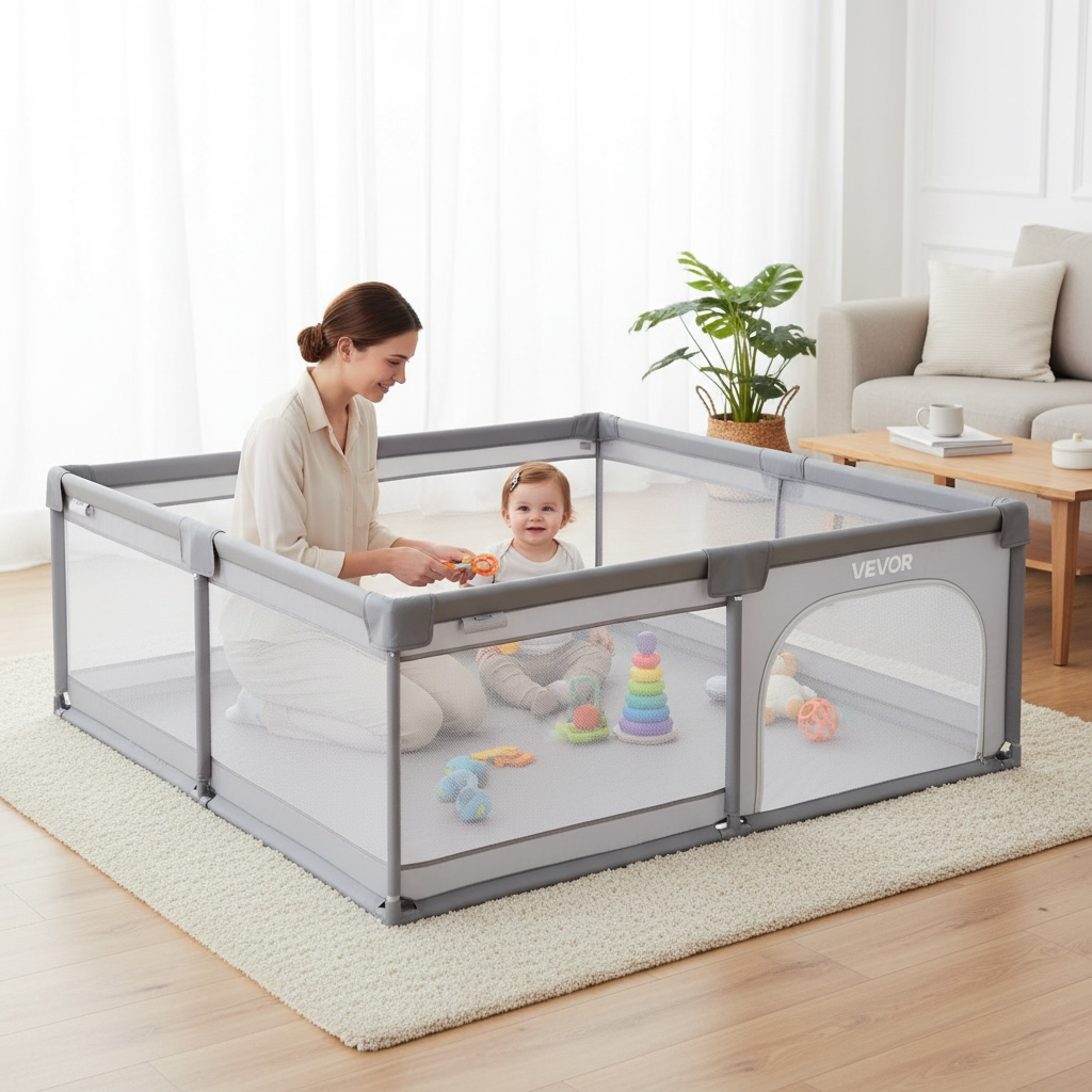 Large Baby Playpen – Safe Play Yard for Babies & Toddlers