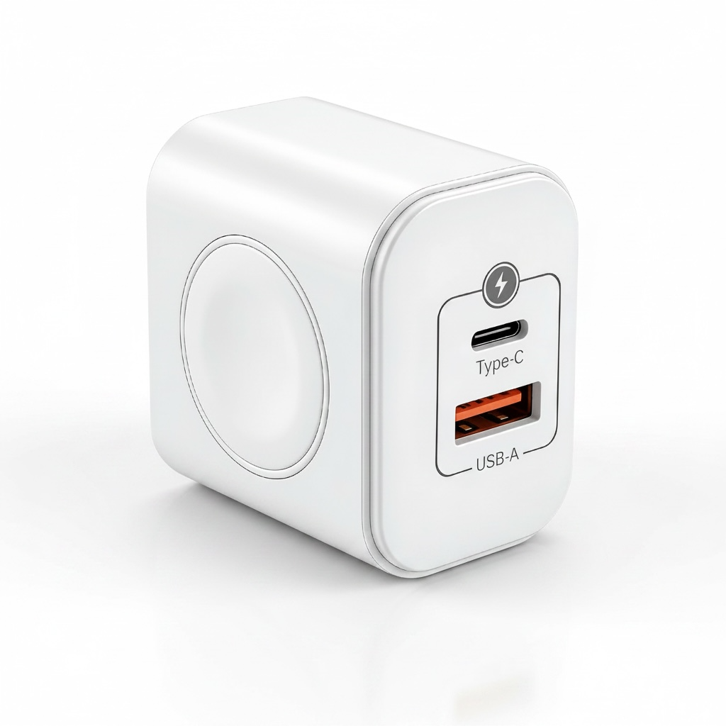 3-in-1 Fast Wireless Charging Station – 23W USB-C Charger for Phone