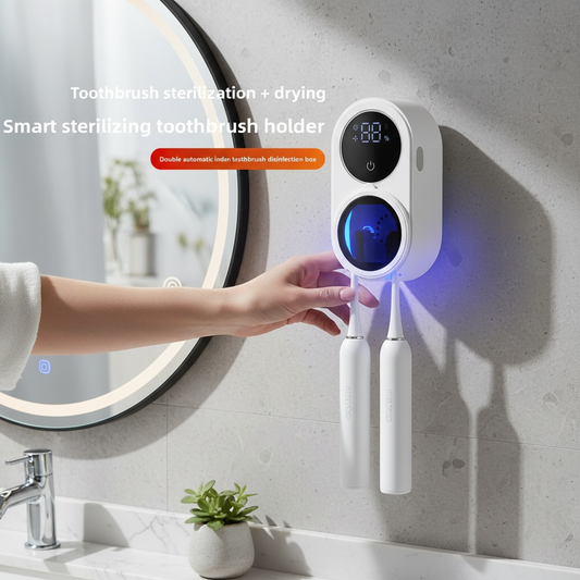 UVC Toothbrush Sanitizer for 2 Brushes | Modern Goods Living