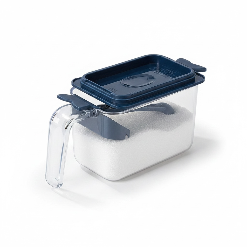 Airtight Stackable Seasoning Container with Spoon – 480m