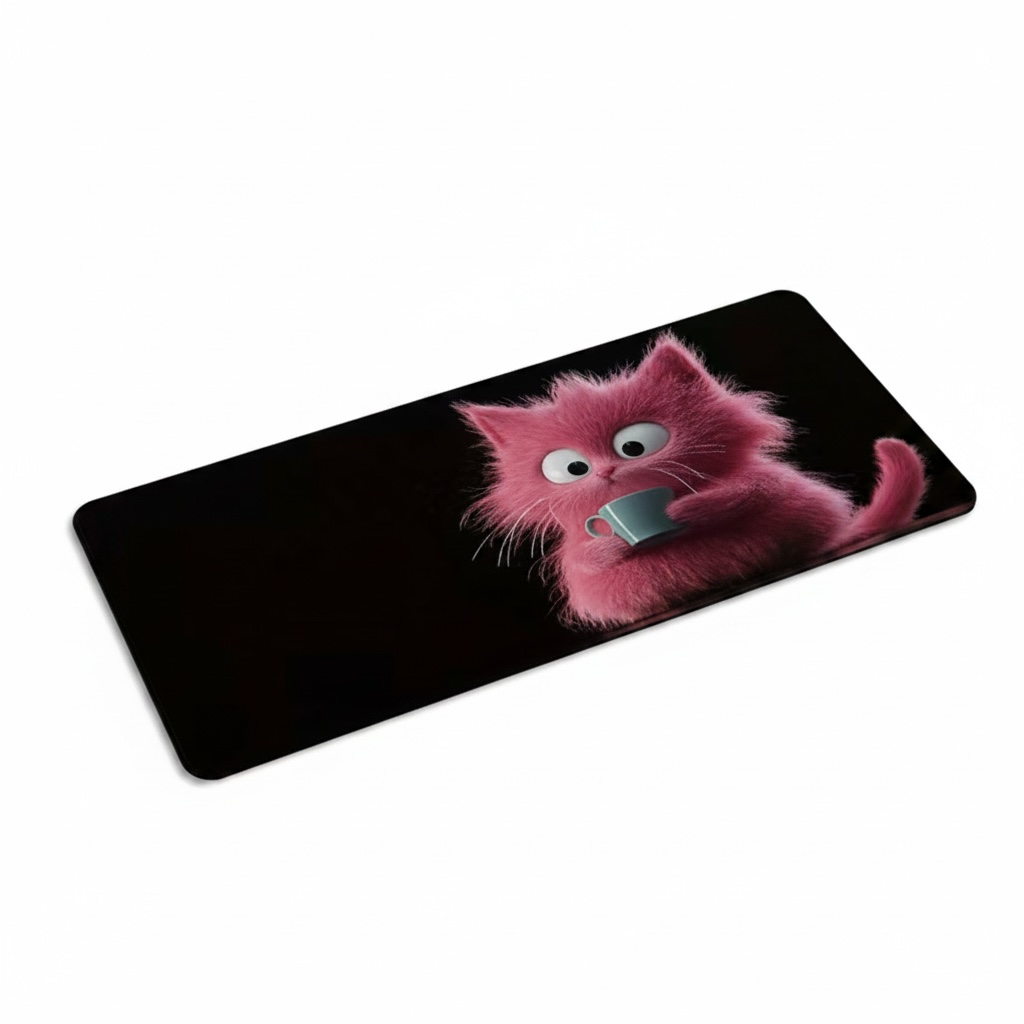 Cute Diatomaceous Mouse Pad – Non‑Slip, Washable Kitten Design